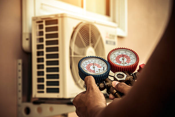 Professional Hvac Maintenance technician working in Harrison, WI